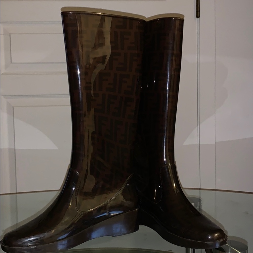 Authentic FENDI rain boots